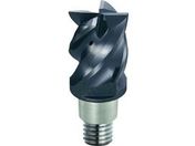 三菱/4枚刃難削材加工用 超硬クーラントホール付制振スクエアヘッド12mm (コート品) EP7020/IMX12S4HV12012S