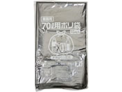 ポリゴミ袋(メタロセン配合) 黒 70L 15枚/GMBL-702