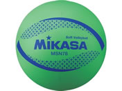 ミカサ/カラーソフトバレーボール 検定球 グリーン/MSN78G