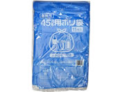 ポリゴミ袋(メタロセン配合) 青 45L 15枚/GMBU-452