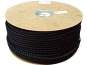 ユタカメイク/ポリエステルロープ ドラム巻 9φ×150m 黒/PRS-51