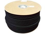 ユタカメイク/ポリエステルロープ ドラム巻 12φ×100m 黒/PRS-61