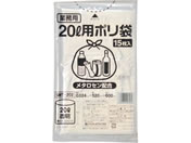 ポリゴミ袋(メタロセン配合) 透明 20L 15枚/GMT-202
