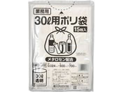 ポリゴミ袋(メタロセン配合) 透明 30L 15枚/GMT-302