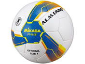ミカサ/サッカー 4号 検定球 手縫 ALMUNDO 青/FT451B-BLY