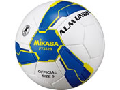 ミカサ/サッカー 5号 検定球 手縫 ALMUNDO 青/FT552B-BLY