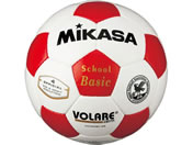 ミカサ/サッカー 4号 検定球 ホワイト/レッド/SVC402SBC-WR