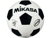 ミカサ/サッカー 軽量球4号 約250g ホワイト/ブラック/SVC403-WBK
