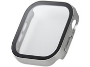 エレコム/アップルウォッチ 46mm フルカバー 防水 シルバー/AW-24AFCGESV