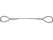 TRUSCO/玉掛けワイヤーロープ 段落し 10mm×3.5m/TWD-10S3.5