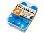 ミツヤ/カラーマグネット #30 青 33個×3/BX3-51-BU