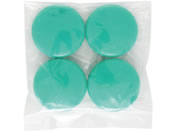 ミツヤ/カラーマグネット 30mm 緑 4個入×100/CM30-4P-GR