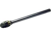 スーパー/スーパー超硬バー ロー付タイプ 卵型(ダブルカット)刃径:3.0mm 刃長:9.5mm 軸径:3.0mm/SB6B05
