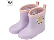 スケーター/ワッペン付レインブーツ 14cm BearCafe/RIBTW14