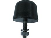TRUSCO/ゴムストッパー 外径100mm 高さ85mm ボルト径12/EH-100