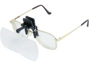 池田レンズ/双眼メガネルーペクリップタイプ2倍/HF-40E
