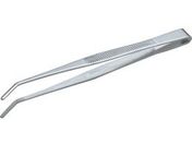 TRUSCO/ステンレス製ピンセット 150mm 曲ギザ付/TSP-24