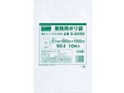 TRUSCO/業務用ポリ袋0.1×90L 10枚入/S-0090