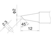 白光/こて先 2BC型/T22-BC2