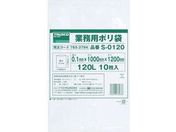 TRUSCO/業務用ポリ袋0.1×120L 10枚入/S-0120