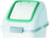 屋内用屑入れ リサイクルトラッシュ SKL-50用 角穴蓋 緑