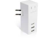 エレコム/USBタップ USB3口 AC1口 ホワイト/MOT-U04-2132WH