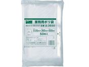 TRUSCO 小型ポリ袋 縦500×横360×t0.05 50枚入 透明