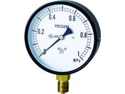 右下/スター (圧力計)(A枠立型・φ75) 圧力レンジ0.0~0.10MPa/S-31-0.1MP