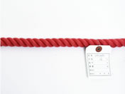 紺屋商事/カラーエステルロープ 赤 16mm 5m〈切売〉/60011605