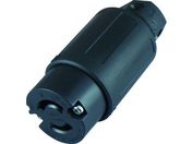 アメリカン電機/引掛形 ナイロンコネクタボディ 2P20A250V/2224N