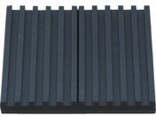 TRUSCO/防振パット 耐熱・耐油性 10×200×200/OHS-10-200CR