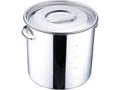 三宝産業/UK丸・深型キッチンポット 目盛付 14cm