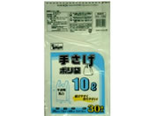 日本技研工業/手さげ袋 乳白 10L 30枚/KV-10N