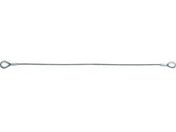 TRUSCO ワイヤロープスリング Eタイプ アルミロック 12mm×2m