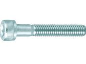 TRUSCO/六角穴付ボルト三価 白 半ネジ サイズM3×25 26本入/B730-0325