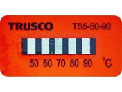TRUSCO/温度シール5点表示不可逆性50℃~90℃(40枚入り)/TS5-50-90