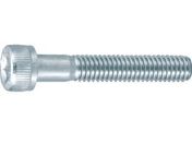 TRUSCO/六角穴付ボルト三価 白 半ネジ サイズM4×45 13本入/B730-0445