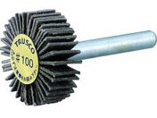 TRUSCO/ダイヤ軸付フラップホイール オールダイヤ Φ10×軸径3 100#/P-DF1010-3A