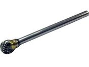 スーパー/スーパー超硬バー ロー付タイプ 球型(ダブルカット)刃径:6.3mm 刃長:5.0mm 軸径:3.0mm/SB8B04