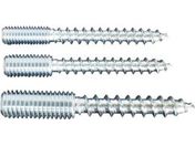 MIYAGAWA/M12四角穴付スタッド木ねじ 三価クロメート 9×50 3本入/FX048-50-PC1