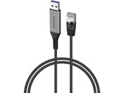 �G���R��/USB-A LAN�ϊ��P�[�u�� 1Gbps 2m �u���b�N/LD-AL1G20BK