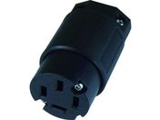 アメリカン電機/平刃形 ナイロンコネクタボディ 接地3P20A250V/9224N