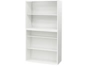 Netforce/イーセンブリー 書庫 2台セット 2段3段 ホワイト