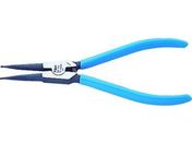 TOP/スナップリングプライヤ 軸用直爪 175mm 使用範囲19〜40mm/SS-175
