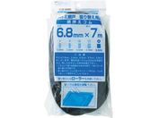 Dio/網押えゴム7m巻 太さ6.8mm ブロンズ/ブラック/212410
