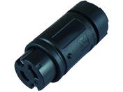 アメリカン電機/引掛形 ナイロンコネクタボディ 2P15A250V/2124N