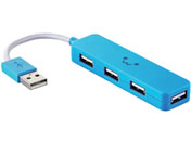 エレコム/USB2.0ハブ コンパクト 4ポート/U2H-SN4NBF2BU