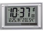 シチズン/電波 掛置き時計 温湿度計付 白 188*299*28