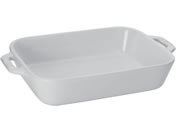 Zwilling/ストウブ セラミック レクタンギュラーディッシュ 27×20cm ホワイト