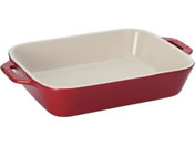 Zwilling/ストウブ セラミック レクタンギュラーディッシュ 27×20cm チェリー